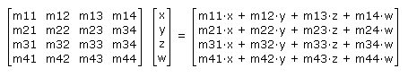 matrix * vector multiplication
