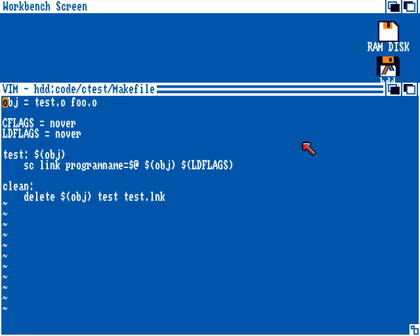 Makefile in vim