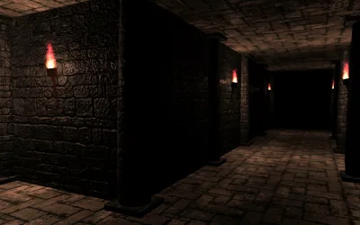 Dungeon crawler output after color grading test