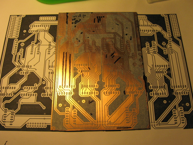 PCB toner transfer